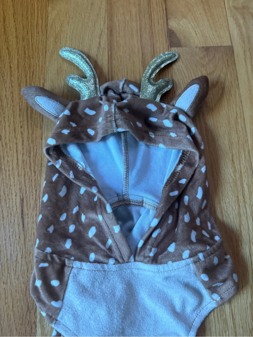 Pet Dog  ReinDeer Christmas  Hoodie with Red Bow